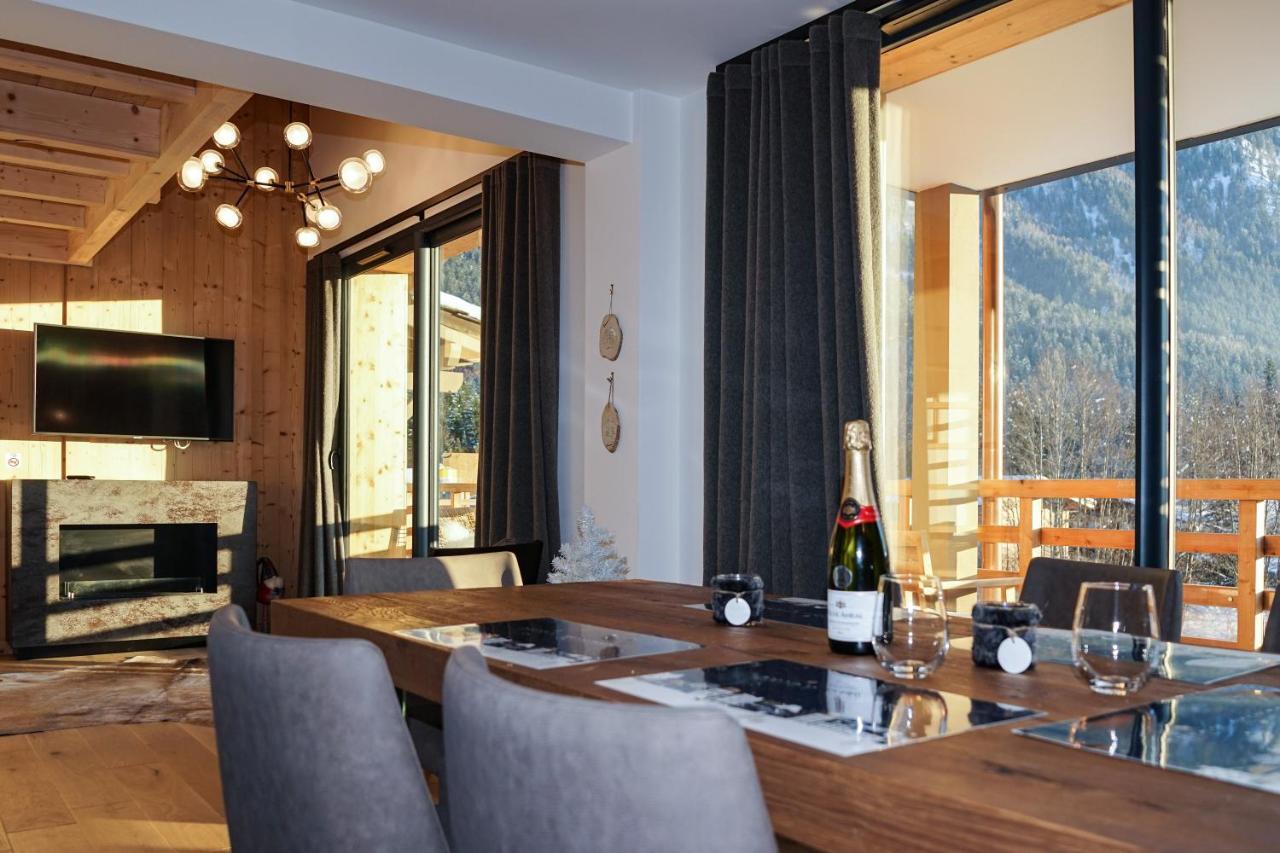 La Cordee 623-Luxury Apartment With Mountain View And Spa 霞慕尼 外观 照片